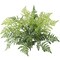 Durable 28" All-Weather Leather Fern Bush - Versatile Faux Greenery for Indoor & Outdoor Decor, Landscaping, and Events